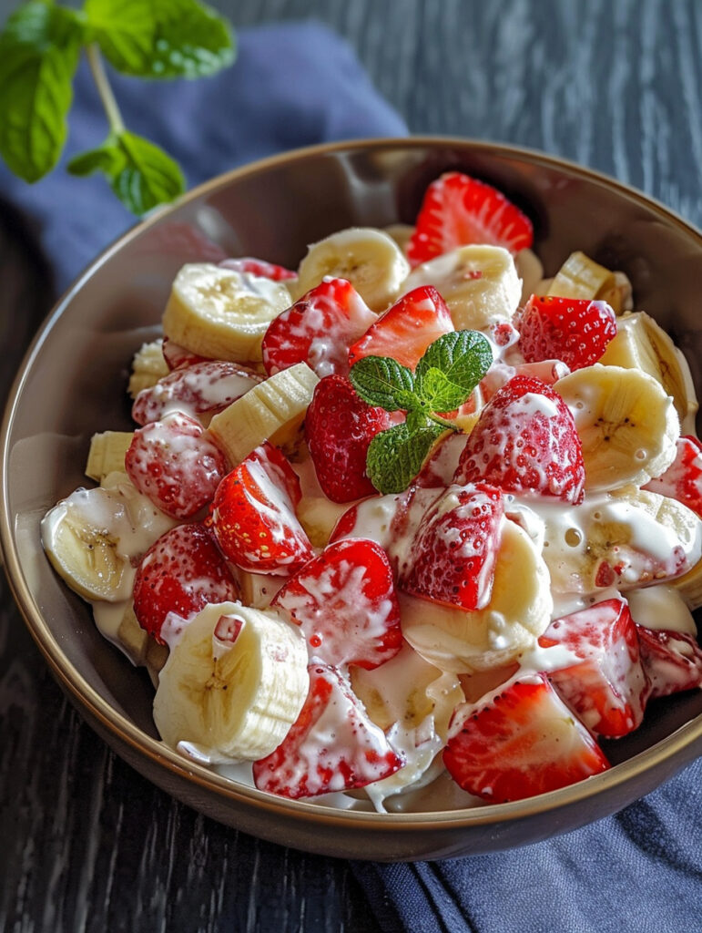 Strawberry Banana Salad