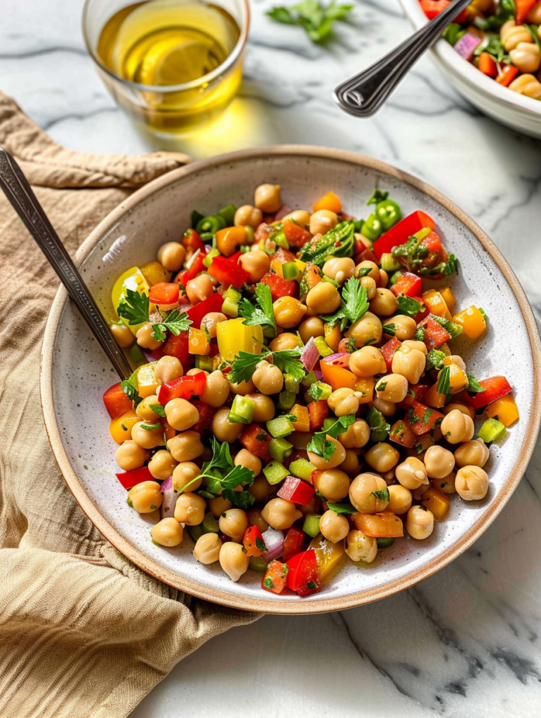 Rainbow Chickpea Salad