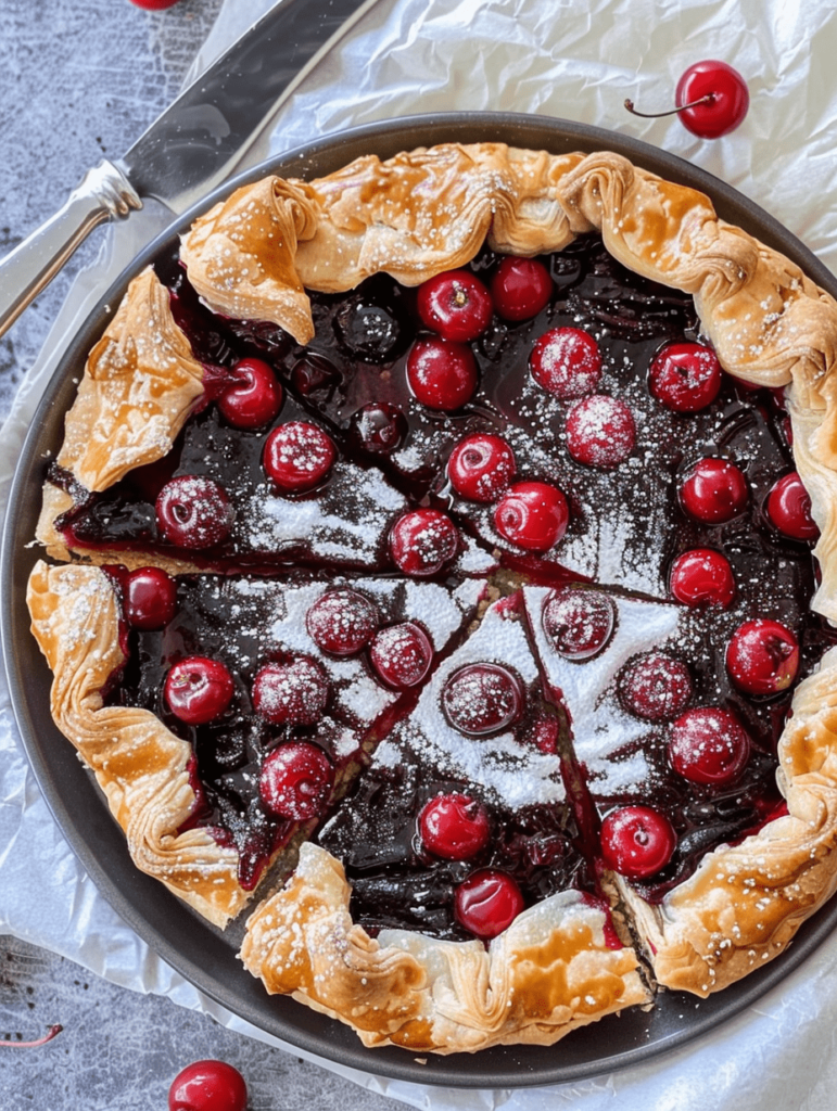 Cherry and Dark Chocolate Galette