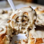 Cinnamon Rolls with Vanilla Bean Cream Cheese Icing