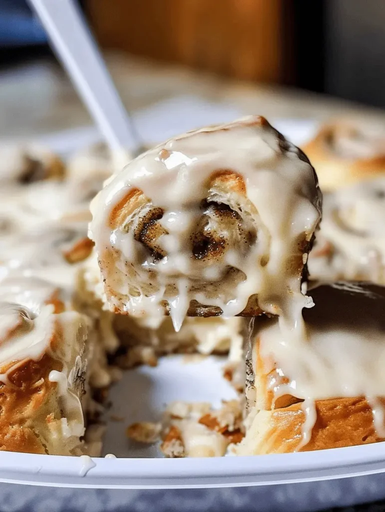 Cinnamon Rolls with Vanilla Bean Cream Cheese Icing