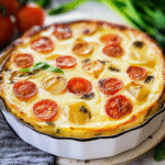 Leckeres Bärlauch-Quiche selber machen Rezept - Titelbild