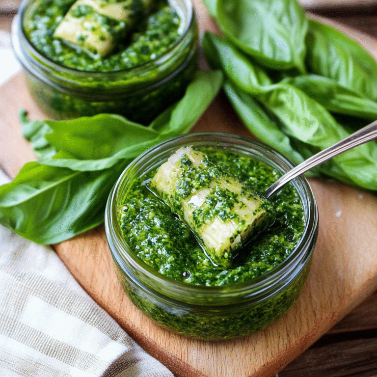 Leckeres Bärlauchpesto Rezept - Titelbild