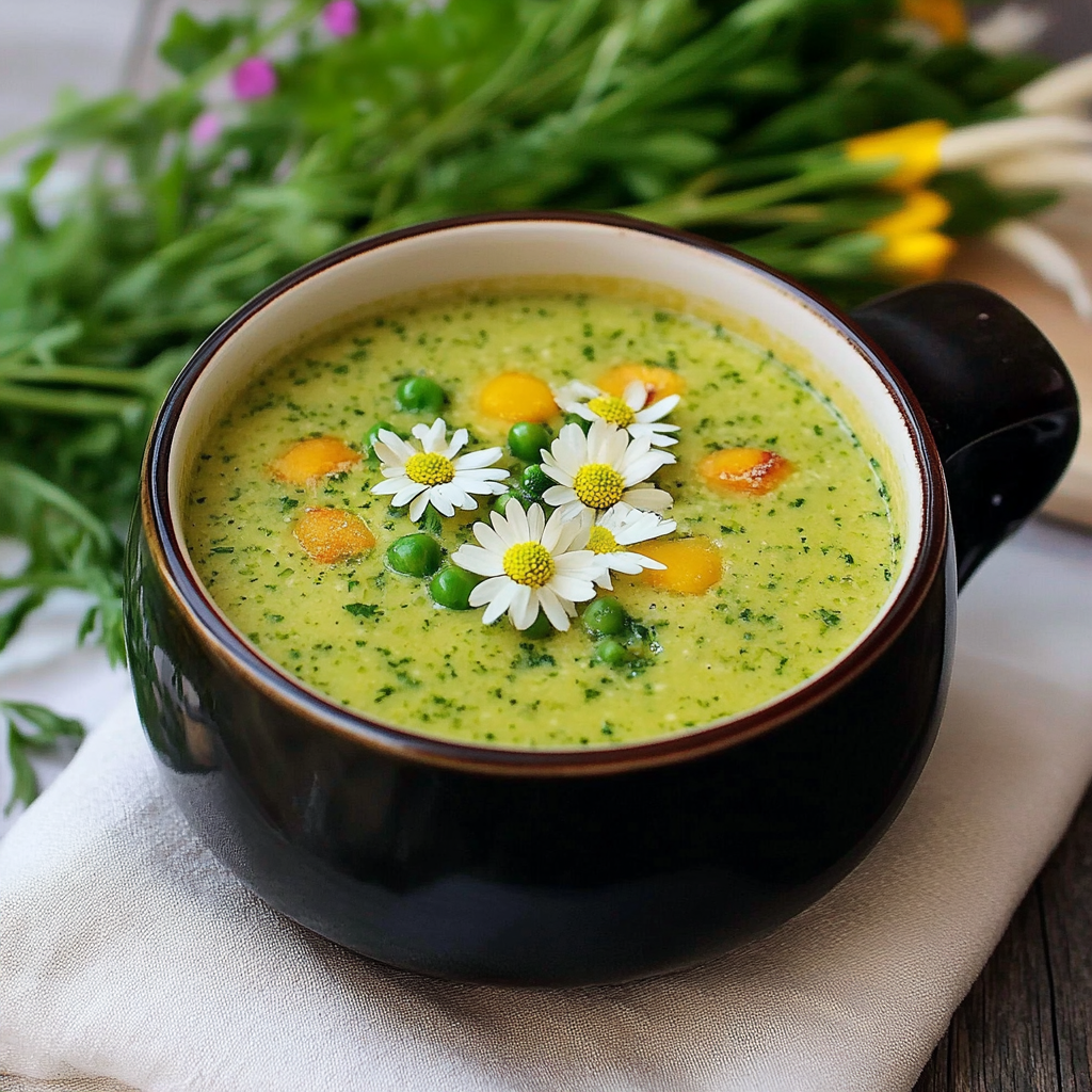 Leckeres Bärlauchsuppe ganz Rezept - Titelbild