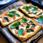 Leckeres Blätterteig mit Lachs Rezept - Titelbild