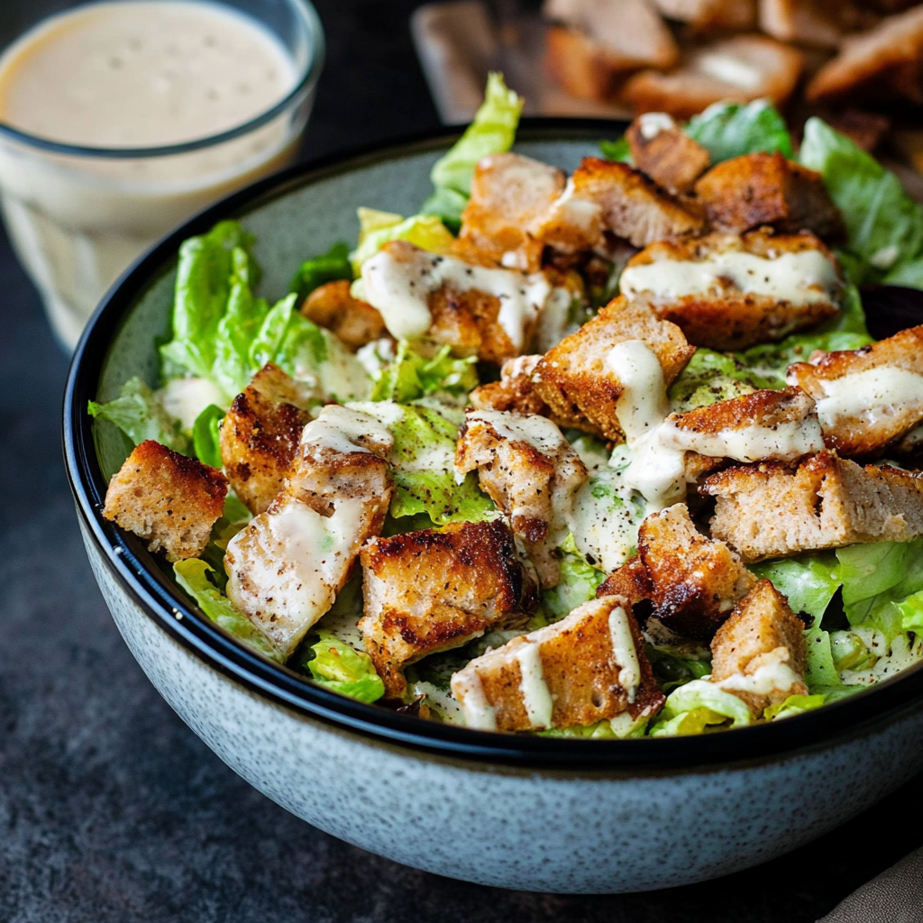 Leckeres Caesar Dressing für den Caesar Salad Rezept - Titelbild