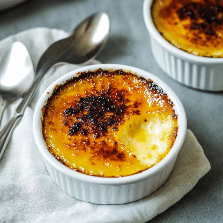 Leckeres Crème Brûlée Rezept - Titelbild