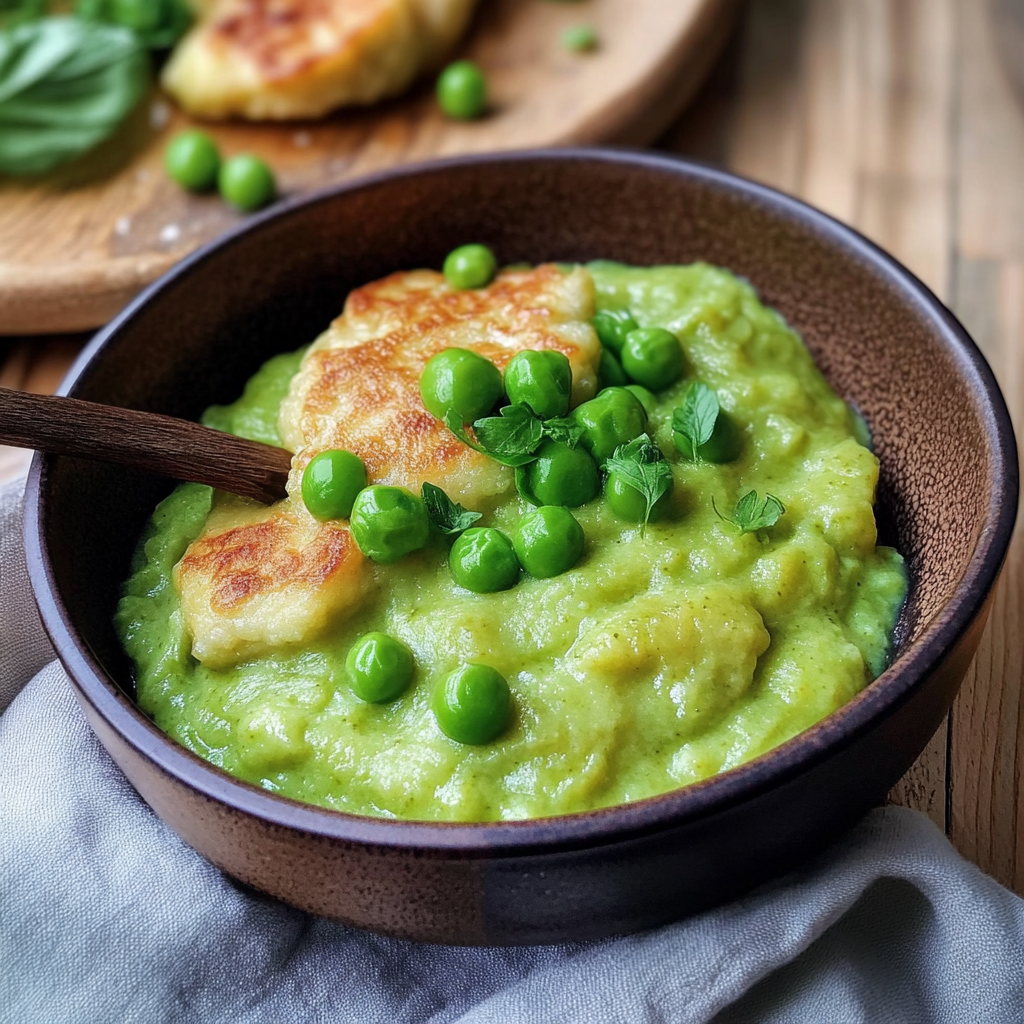 Leckeres Erbsenpüree Rezept - Titelbild