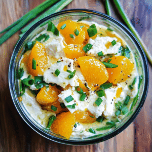 Leckeres Geflügelsalat mit Mandarinen Rezept - Titelbild