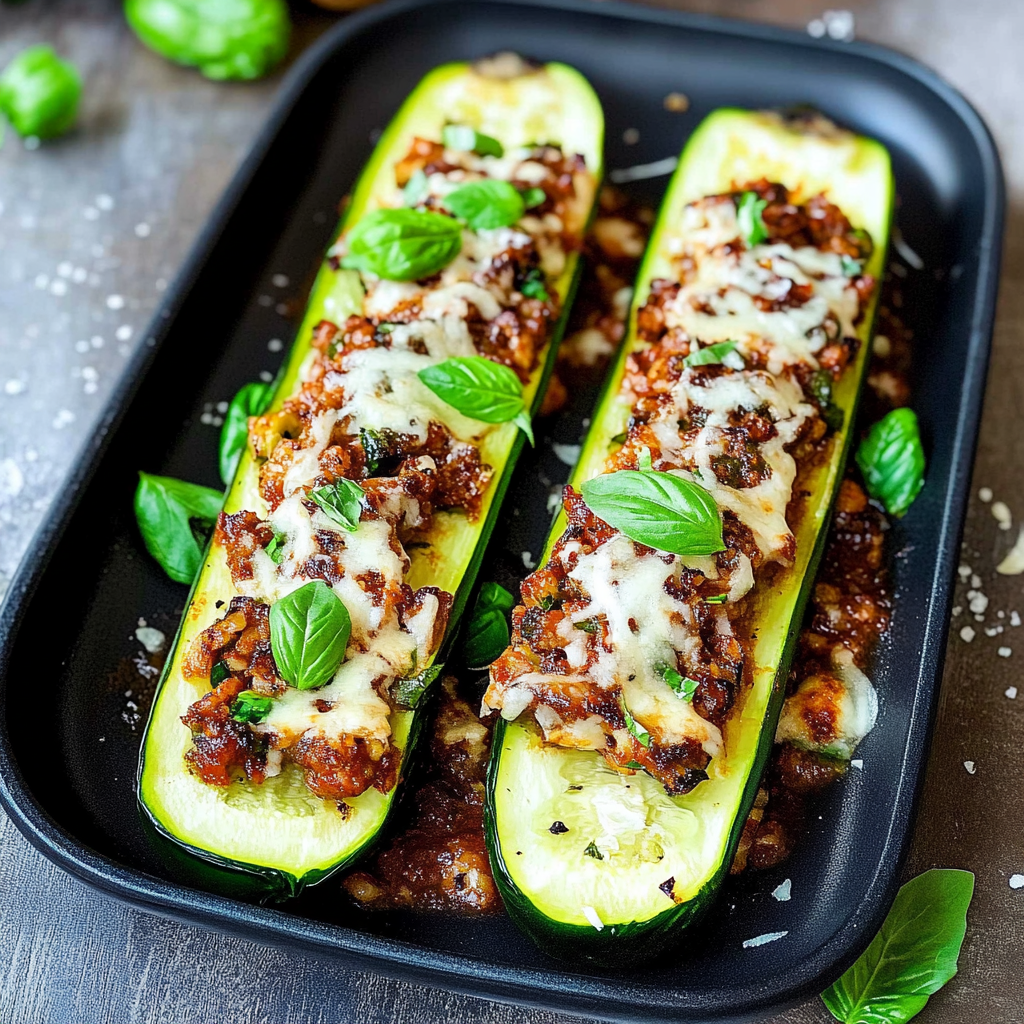 Leckeres Gefüllte Zucchini mit Hackfleisch Rezept - Schritt für Schritt Zubereitung