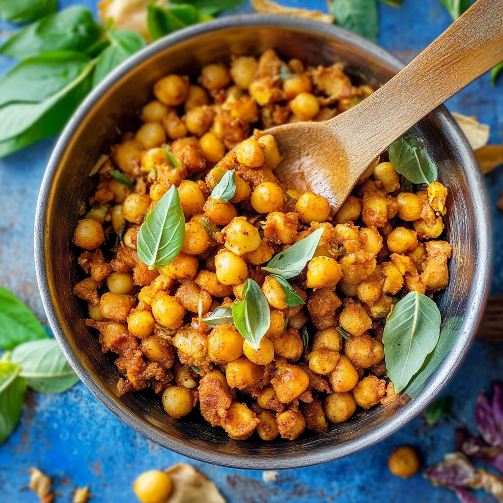 Leckeres Geröstete Kichererbsen Rezept - Titelbild
