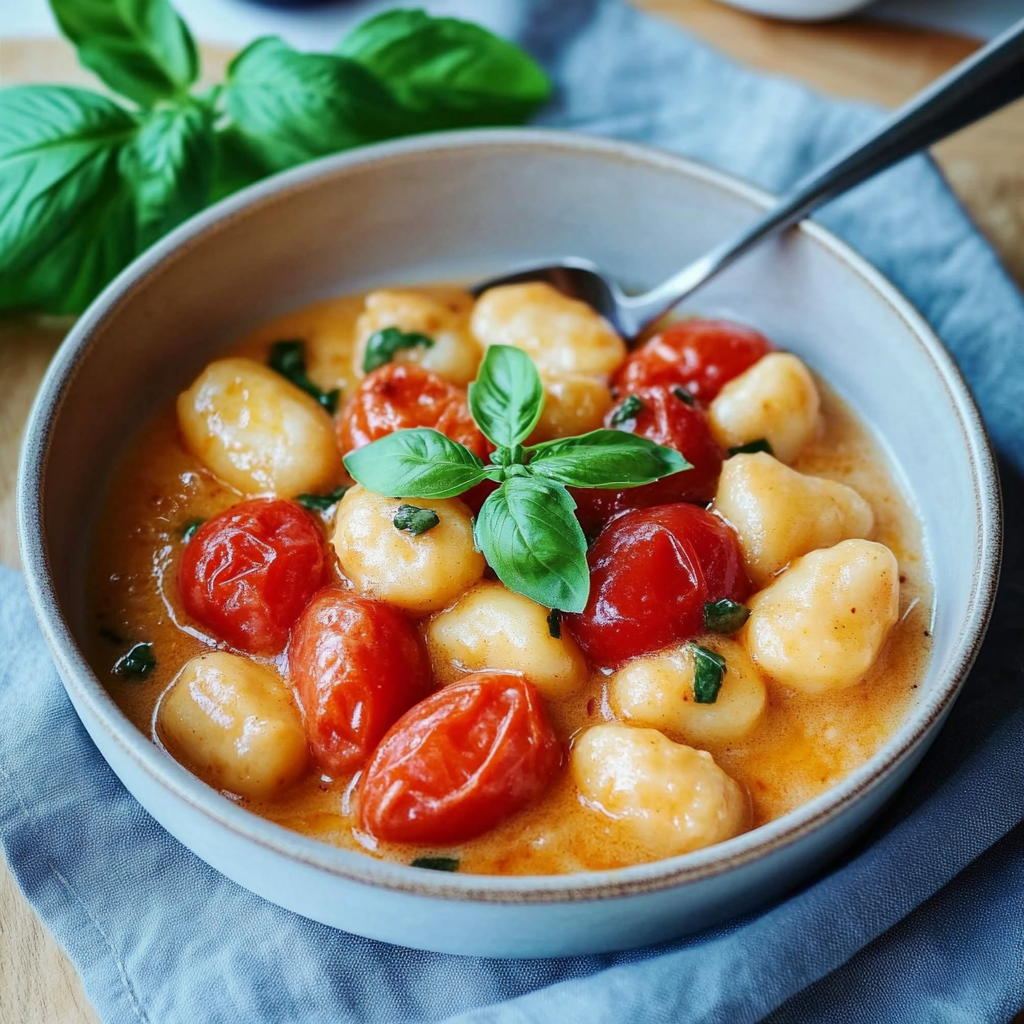 Leckeres Gnocchi Pfanne schnell und Rezept - Schritt für Schritt Zubereitung