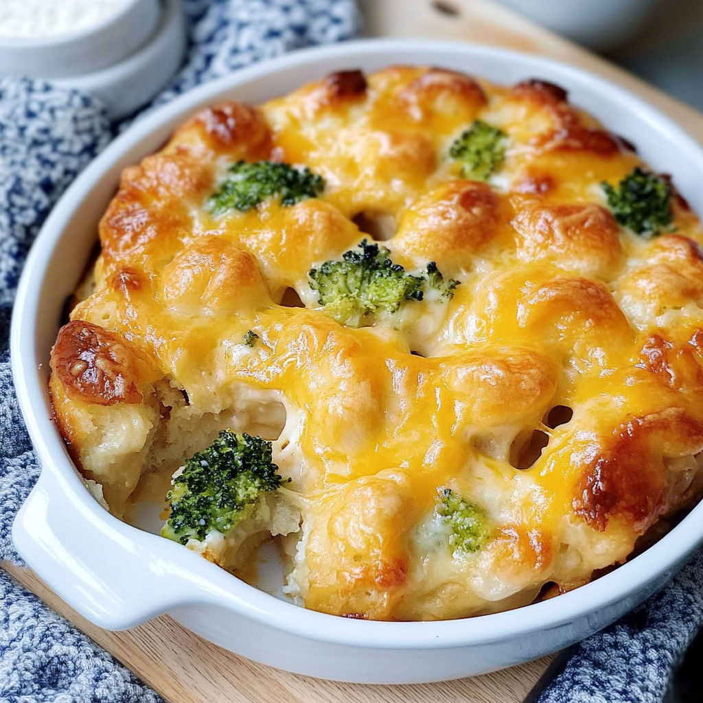 Leckeres Hähnchen Brokkoli Auflauf Rezept - Titelbild