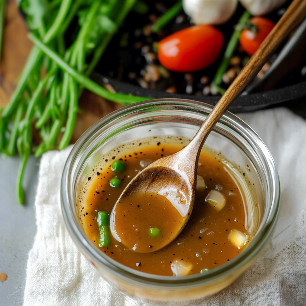 Leckeres Honig Senf Dressing einfach Rezept - Titelbild