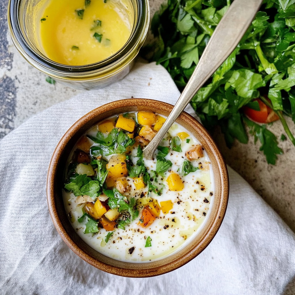 Leckeres Joghurt Dressing einfach und Rezept - Titelbild
