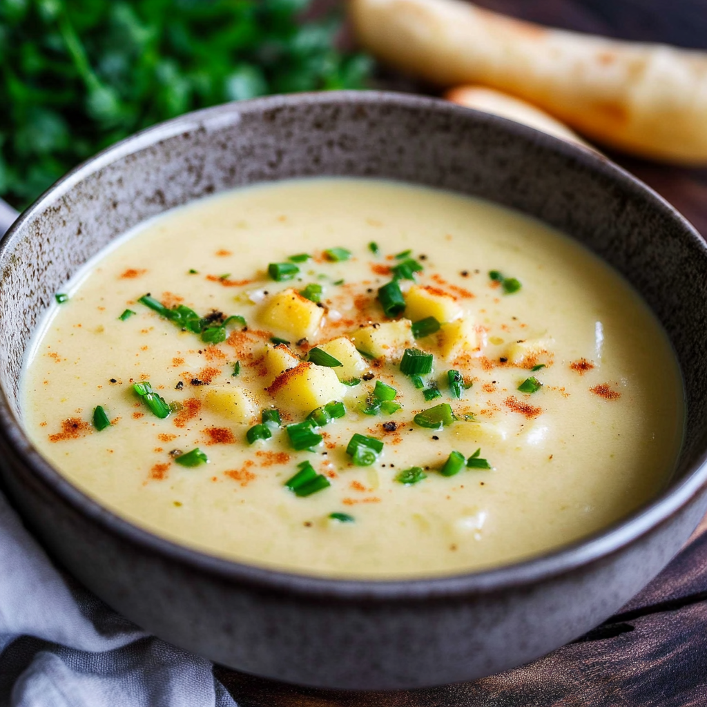 Leckeres Kartoffelcremesuppe Rezept - Titelbild