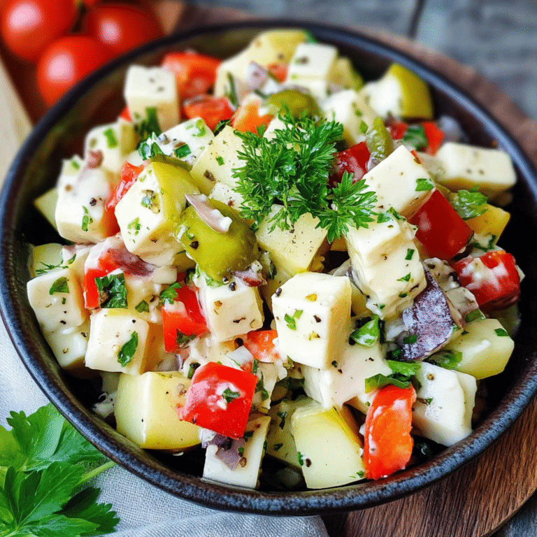Leckeres Käsesalat einfach und Rezept - Titelbild