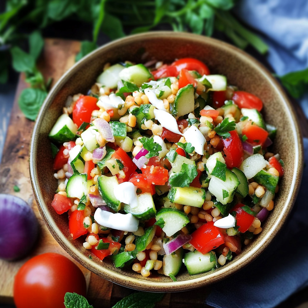 Leckeres Linsensalat-Grundrezept Rezept - Schritt für Schritt Zubereitung