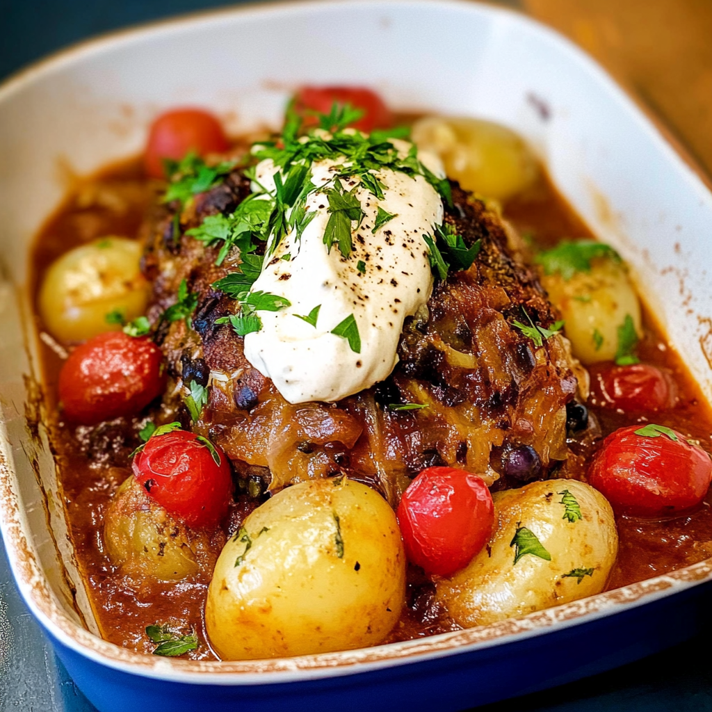 Leckeres Mexikanischer Hackbraten Rezept - Titelbild