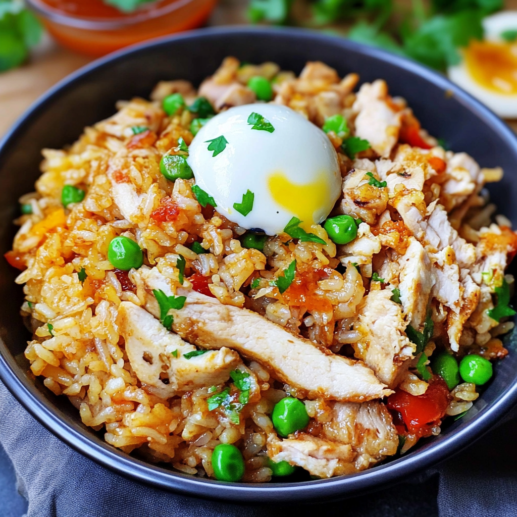 Leckeres Nasi Goreng schnell und Rezept - Titelbild