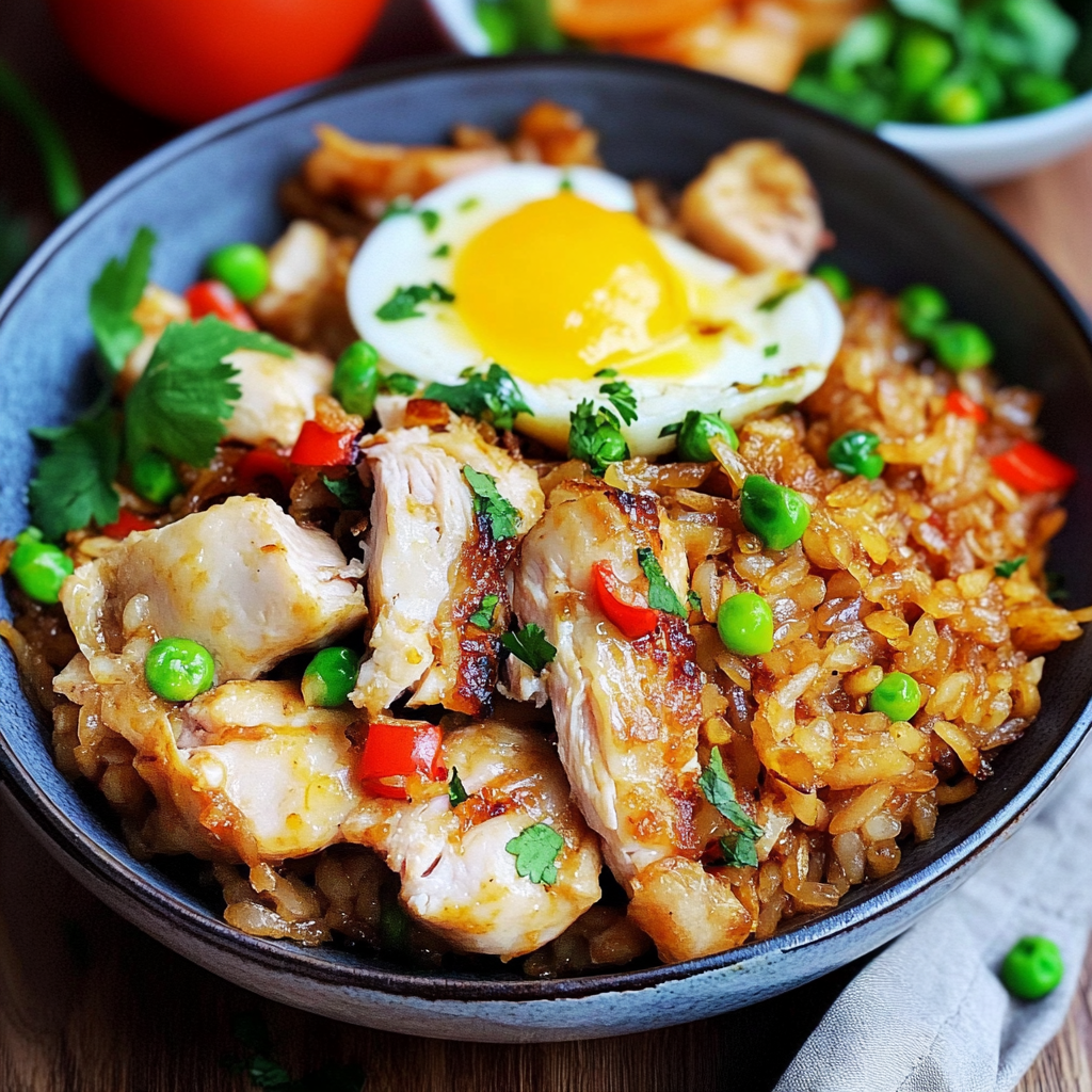 Leckeres Nasi Goreng schnell und Rezept - Schritt für Schritt Zubereitung