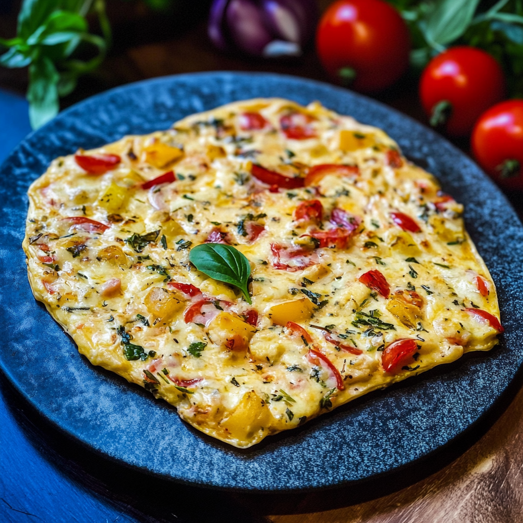 Leckeres Schüttelpizza, Low Carb Blitzrezept Rezept - Titelbild