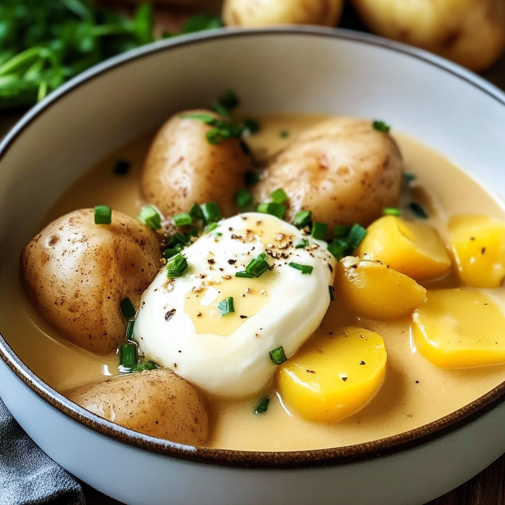 Leckeres Senfeier, klassisch mit Kartoffeln Rezept - Schritt für Schritt Zubereitung