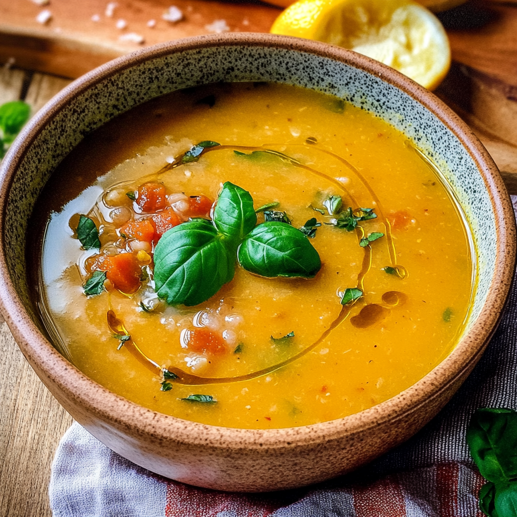 Leckeres Türkische Linsensuppe Rezept - Titelbild