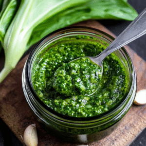 Leckeres Bärlauchpesto Rezept - Titelbild
