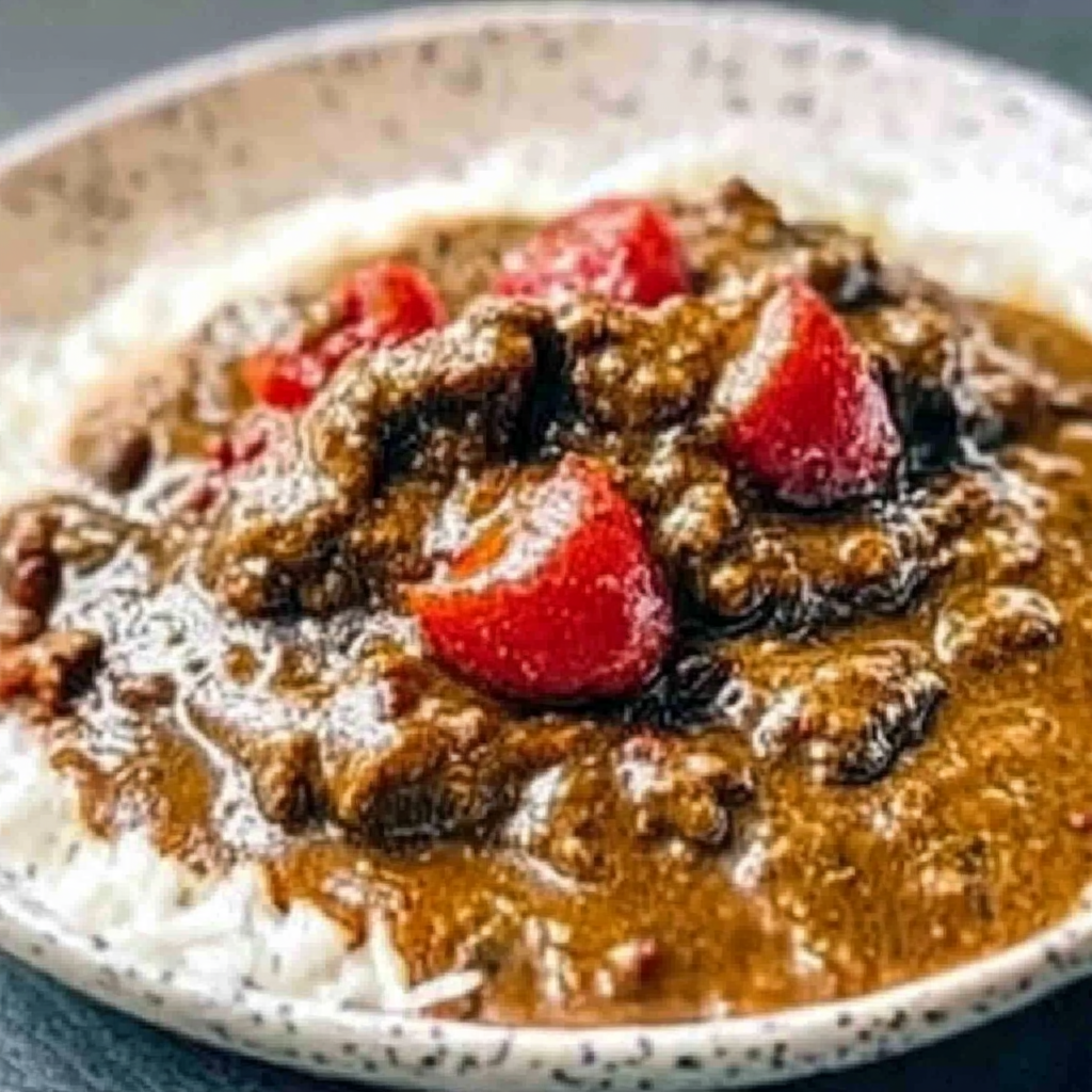 Leckeres Afrikanischer Hühner-Erdnuss-Eintopf Rezept - Titelbild