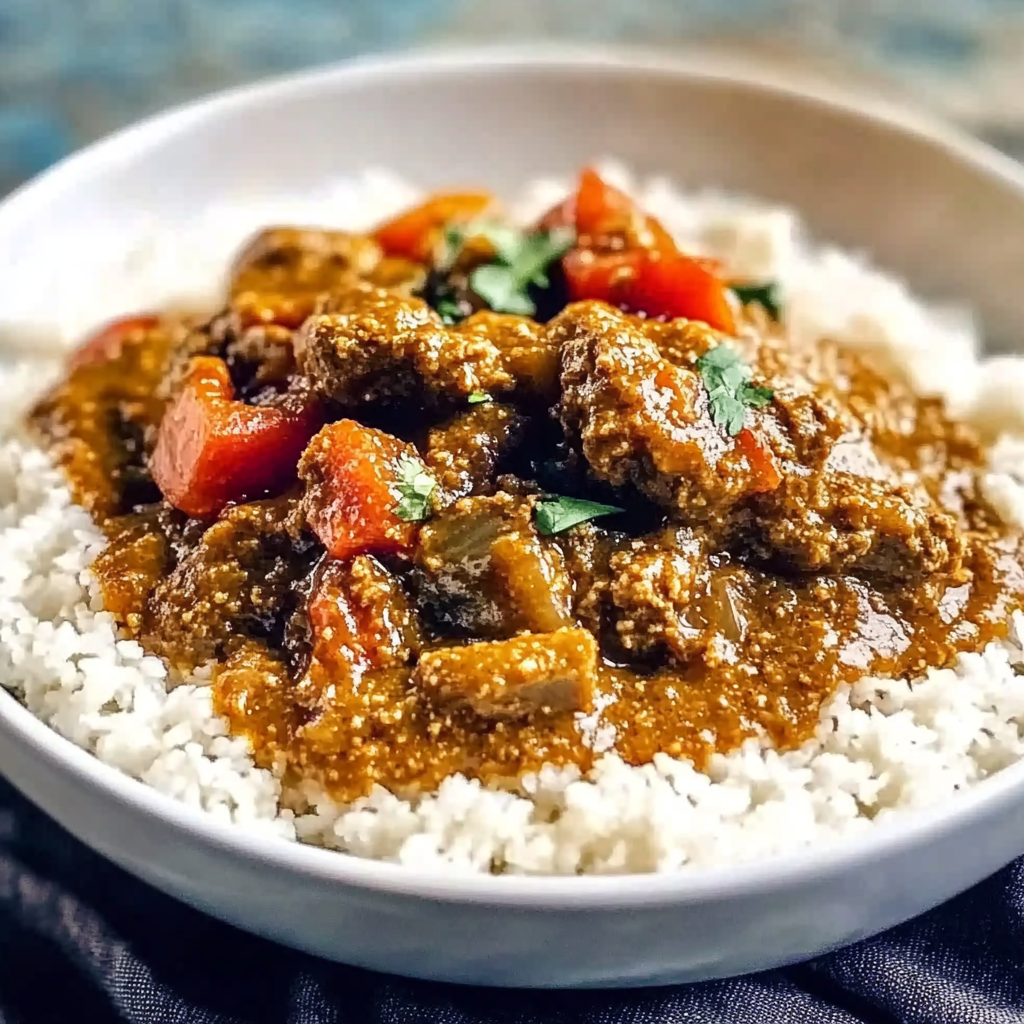 Leckeres Afrikanischer Hühner-Erdnuss-Eintopf Rezept - Schritt für Schritt Zubereitung
