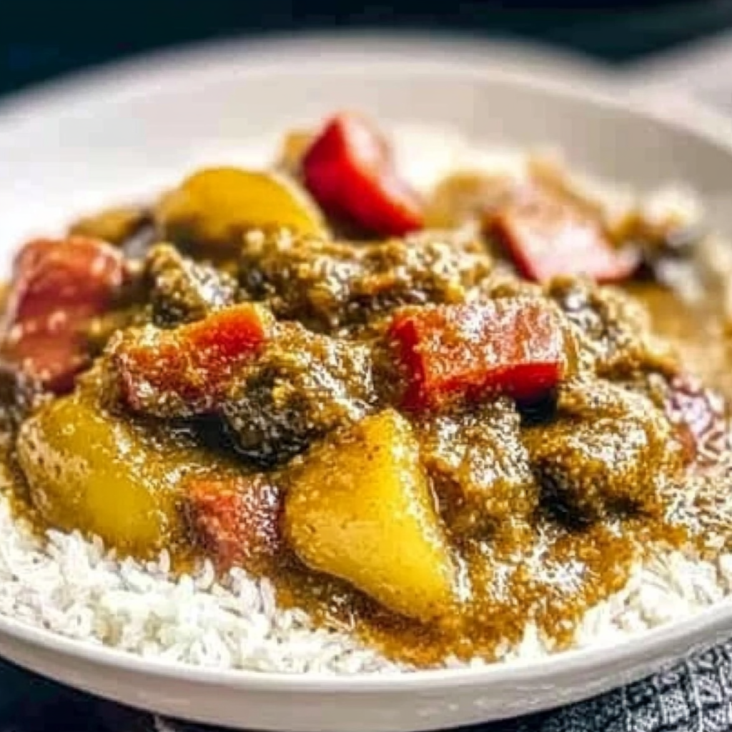 Leckeres Afrikanischer Hühner-Erdnuss-Eintopf Rezept - Schritt für Schritt Zubereitung