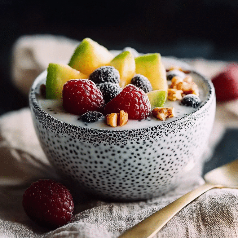 Leckeres Chia-Kokos-Pudding für 4 Portionen Rezept - Titelbild