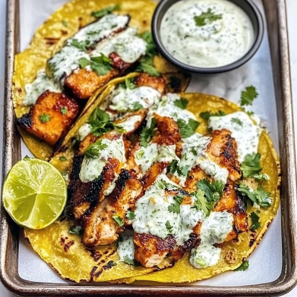 Leckeres Chicken Street Tacos Rezept - Titelbild