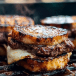 Leckeres Gegrillter Käse mit BBQ-Hähnchen Rezept - Titelbild