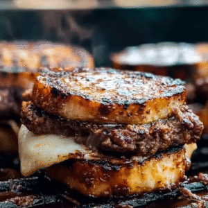 Leckeres Gegrillter Käse mit BBQ-Hähnchen Rezept - Titelbild