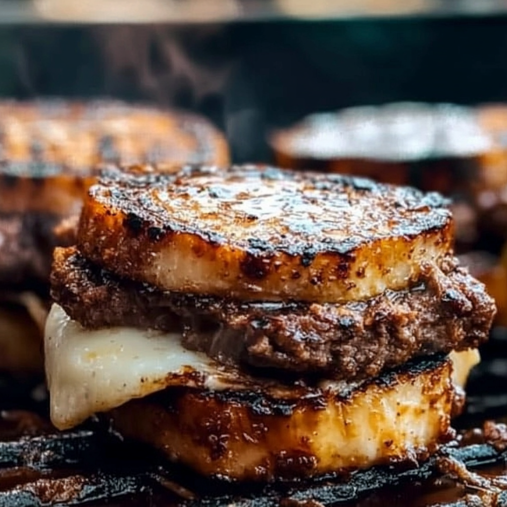Leckeres Gegrillter Käse mit BBQ-Hähnchen Rezept - Titelbild