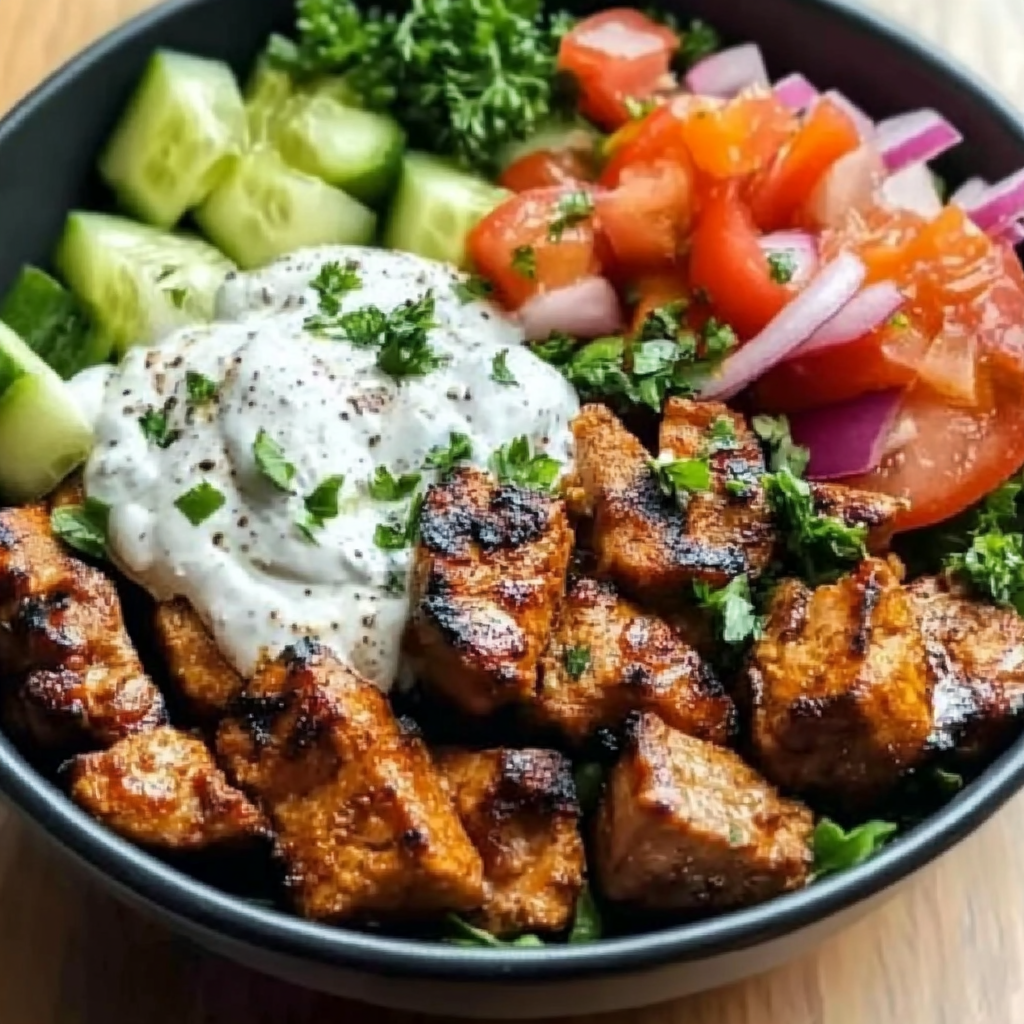 Leckeres Kebab-Bowl mit hohem Genuss Rezept - Titelbild
