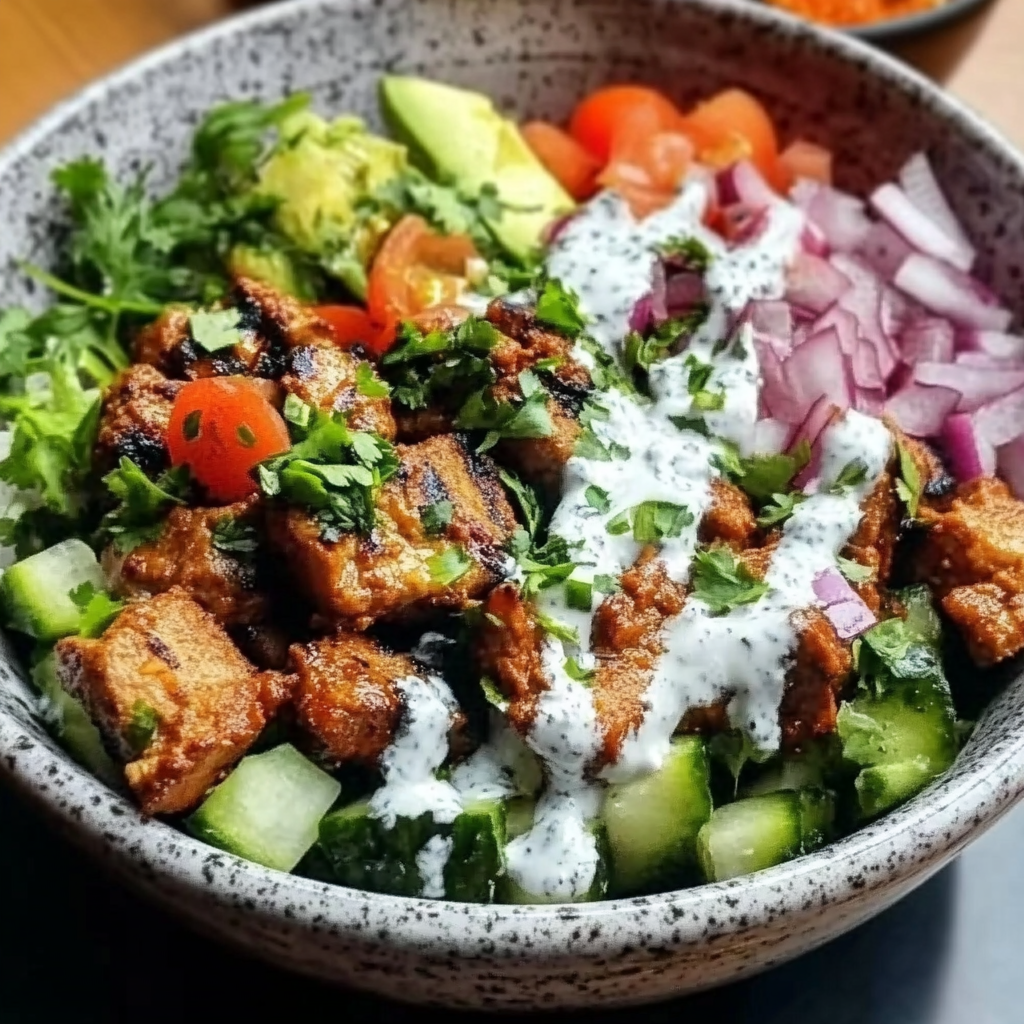 Leckeres Kebab-Bowl mit hohem Genuss Rezept - Schritt für Schritt Zubereitung