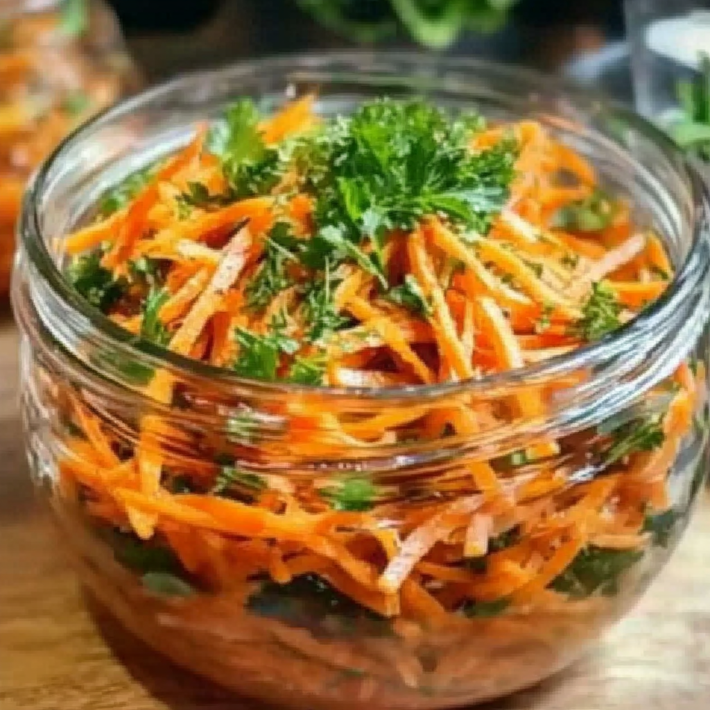 Leckeres Koreanischer Karottensalat Rezept - Titelbild