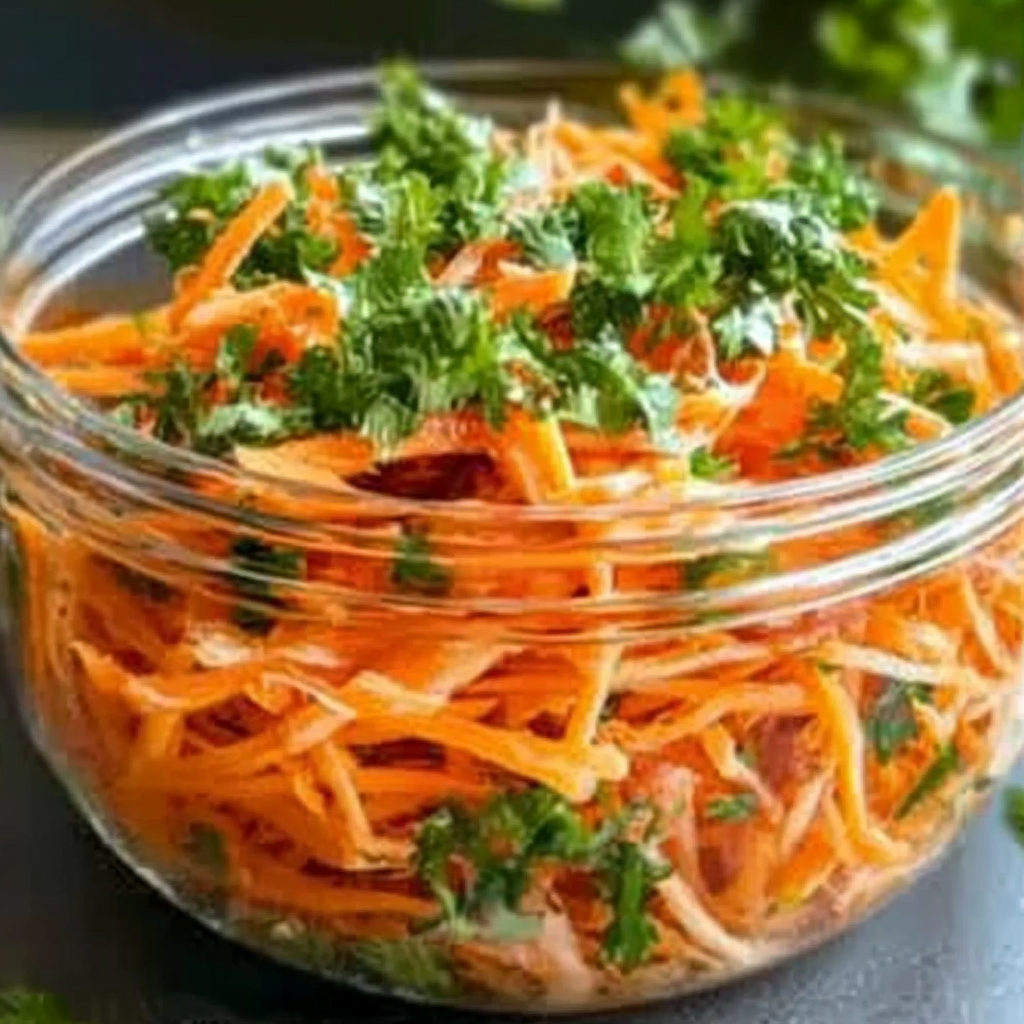 Leckeres Koreanischer Karottensalat Rezept - Schritt für Schritt Zubereitung