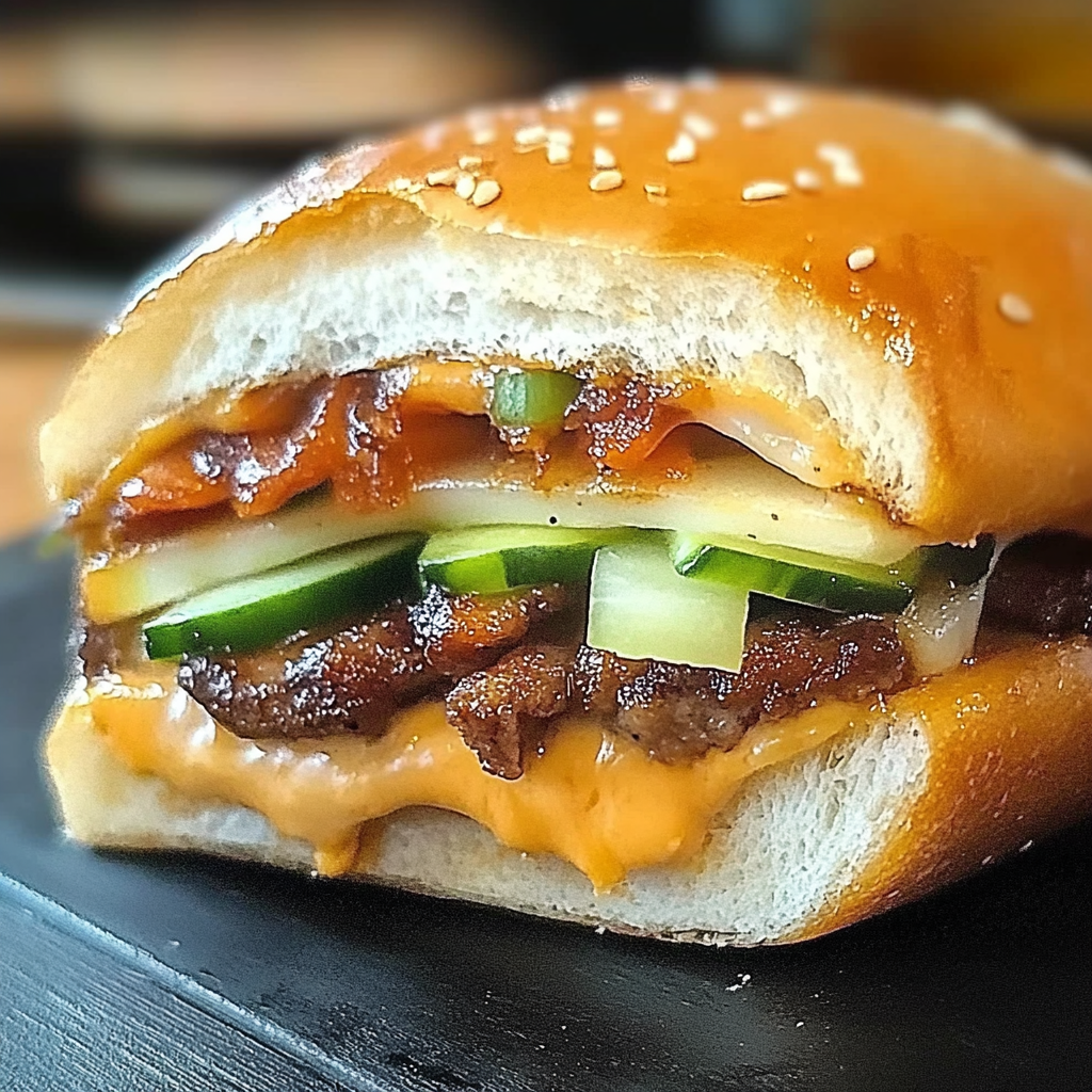 Leckeres Low Carb Big Mac Rolle Rezept - Titelbild