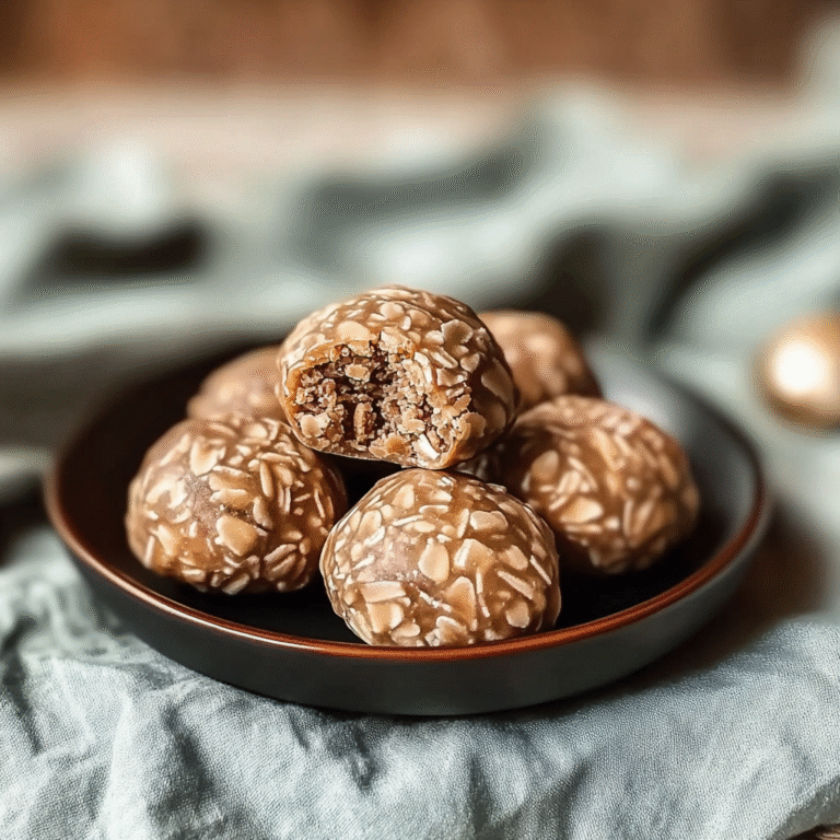 Leckeres Mandel-Snackballs für 5 Zutaten Rezept - Titelbild