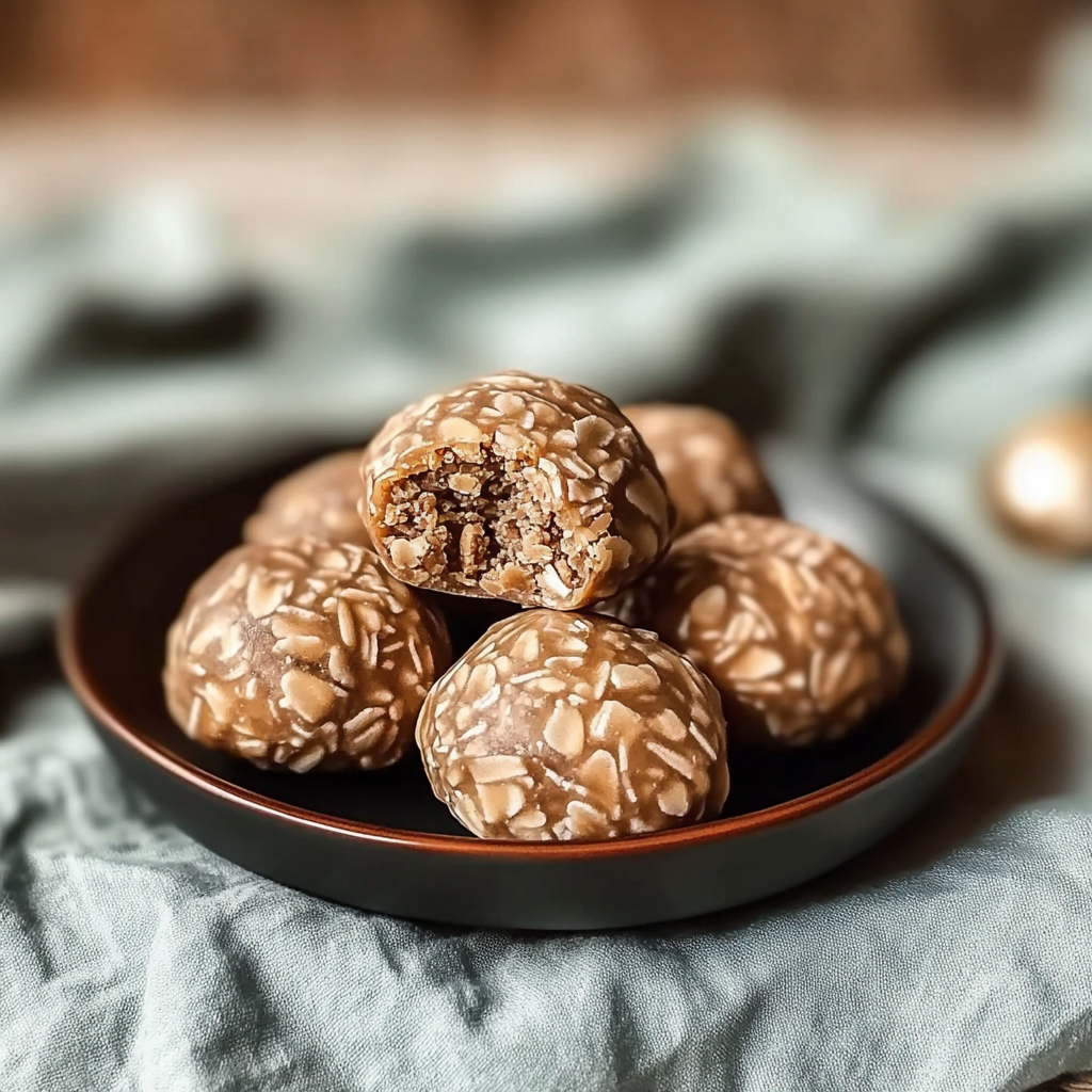 Leckeres Mandel-Snackballs für 5 Zutaten Rezept - Titelbild