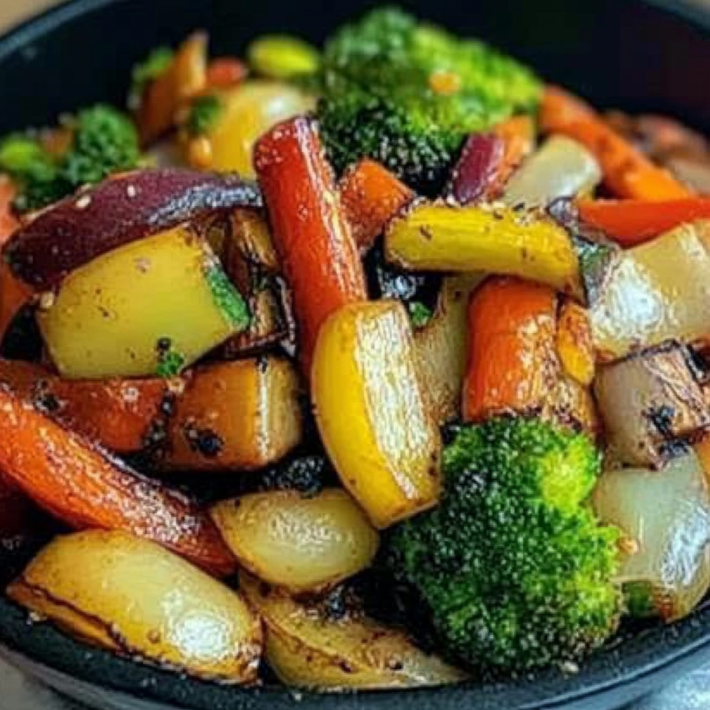 Leckeres Vegetarische Gemüsepfanne Rezept - Schritt für Schritt Zubereitung