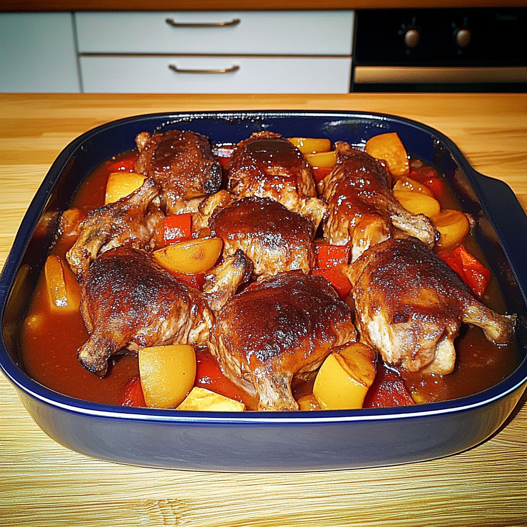 Verführerische Hähnchenpfanne mit buntem Gemüse