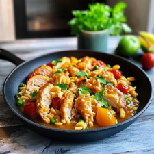 Hähnchen mit Reis