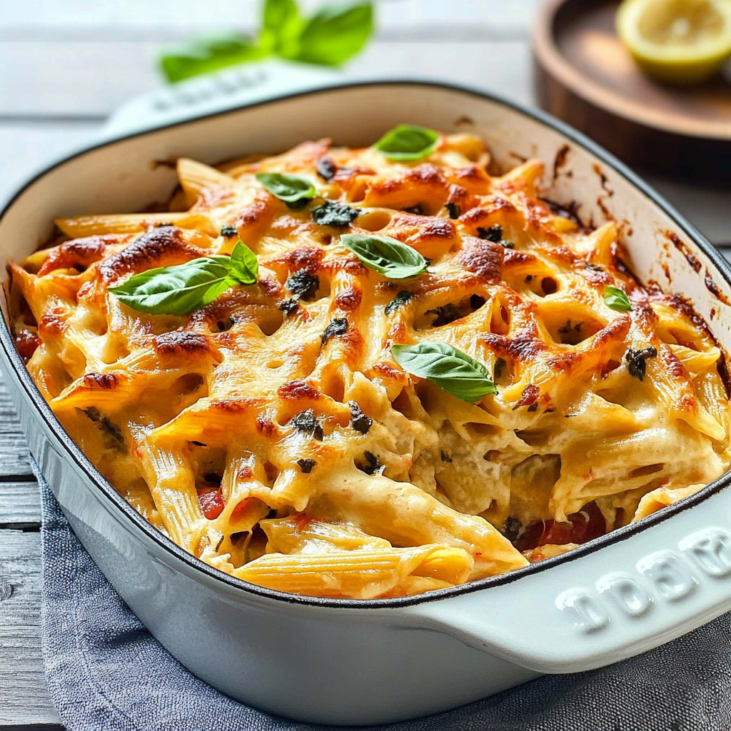 Recipe preparation for Nudelauflauf