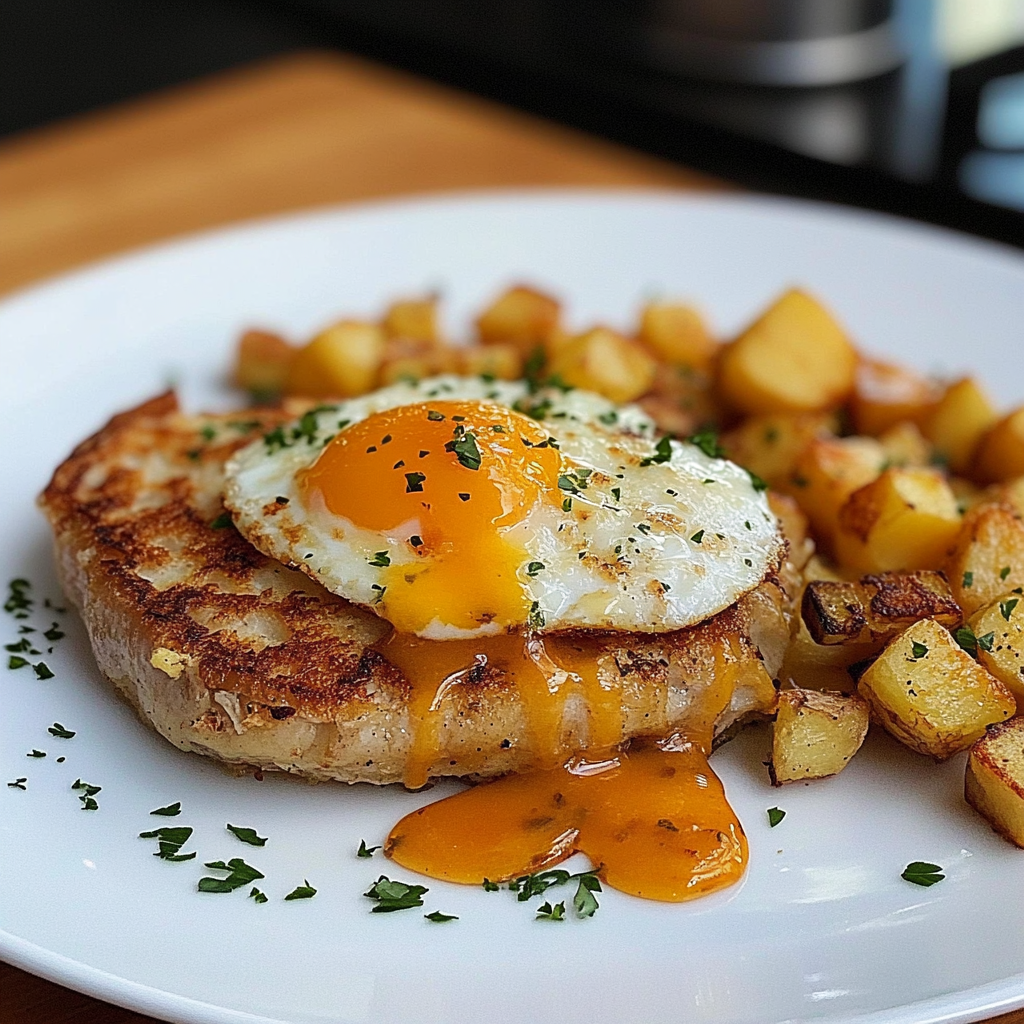 Recipe preparation for Bratkartoffeln mit Ei