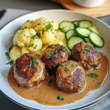Frikadellen mit Kartoffelpüree
